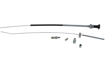 BH-R8019: Universal Starterzug, Entriegelungszug, 6-teilig, L:2900/2500mm,Knopf-Griff, Hub 55mm, nicht fixierbar