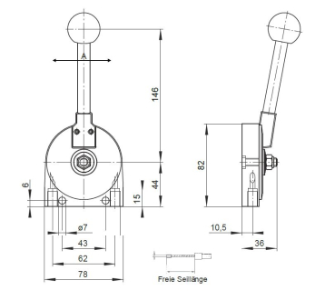 Preview: Alternativ Regulierhebel zu Magura 22.1 LS