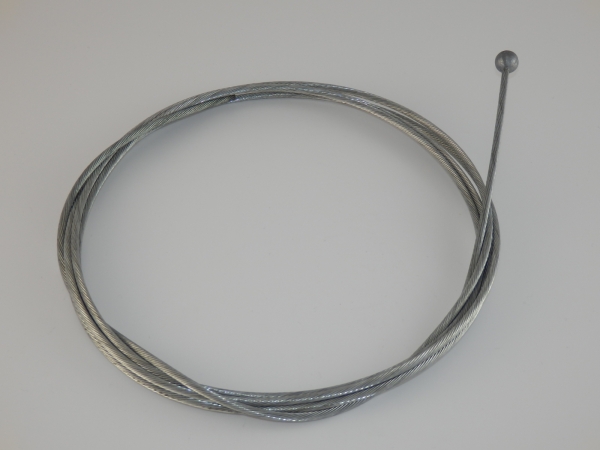 BH-R8016, Universal Bowdenzug, 2,5m Reparaturseil Ø3,0mm mit Kugel Ø10,0mm