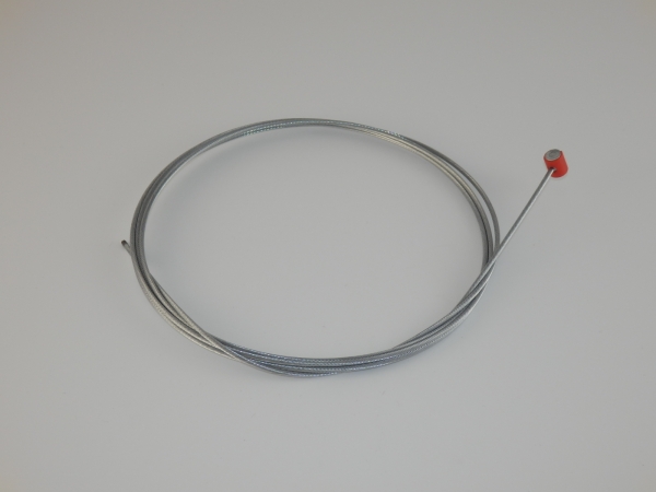 BH-R8012: Universal Bowdenzug, 2m Reparaturseil Ø2,0mm mit Quernippel (PVC Ummantelung)