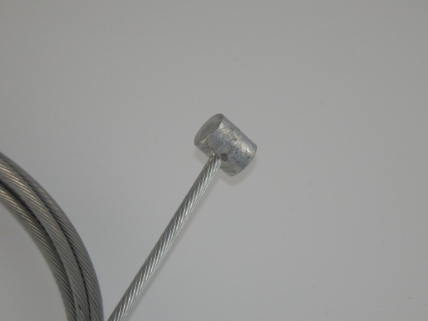 BH-R8015, Universal Bowdenzug, 3m Reparaturseil Ø3,0mm mit Quernippel 9,5x12