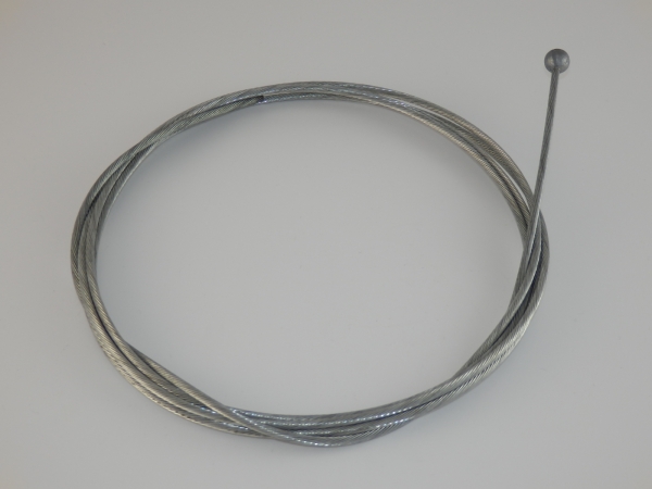 BH-R8016, Universal Bowdenzug, 2,5m Reparaturseil Ø3,0mm mit Kugel Ø10,0mm