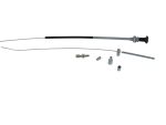 BH-R8019: Universal Starterzug, Entriegelungszug, 6-teilig, L:2900/2500mm,Knopf-Griff, Hub 55mm, nicht fixierbar